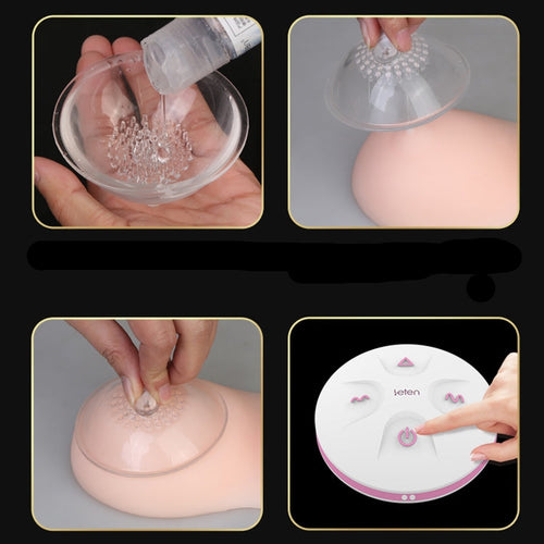 LETEN Breast Nipple Stimulator - Suction, Vibration, Waterproof, Rechargeable
