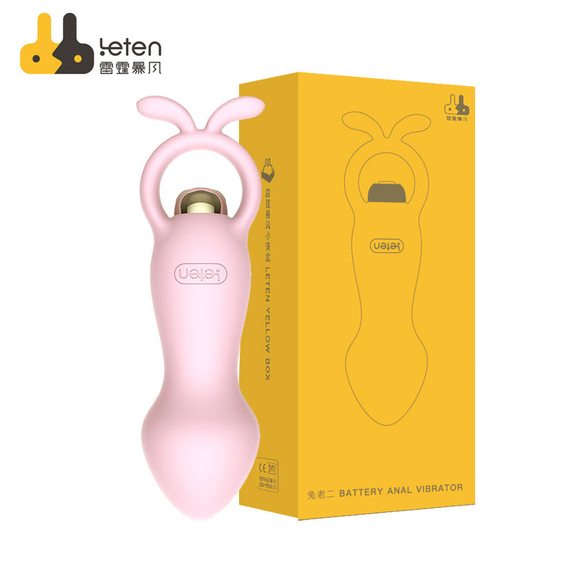 LETEN Vibrating Bead Anal Plug Series - Multi-Mode, Waterproof, Rechargeable