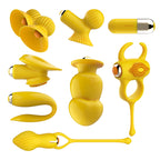 LETEN 7-Piece Couples Sex Toy Set - Including Vibrating Pill, Multi-Mode, Rechargeable