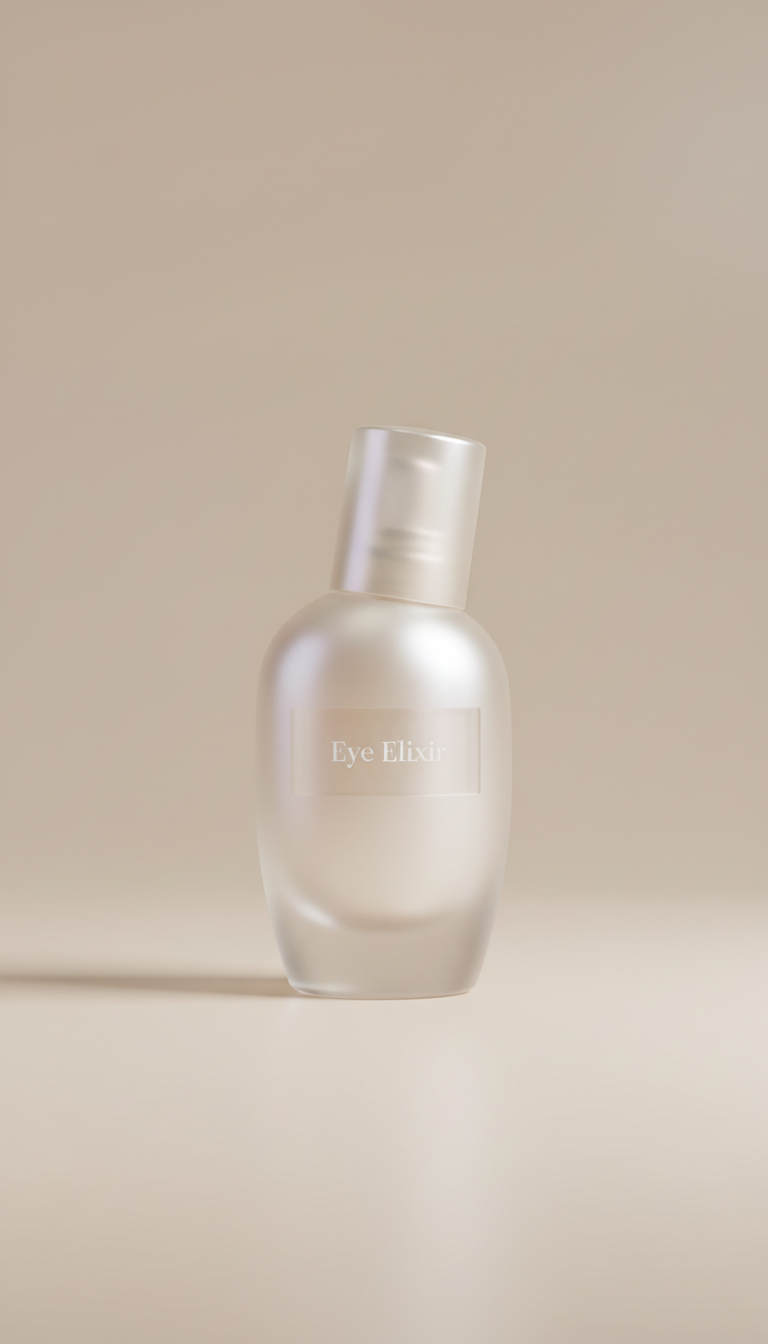 Pearl Awakening Eye Elixir Glass Bottle