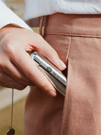 Small Silver Massage Lipstick